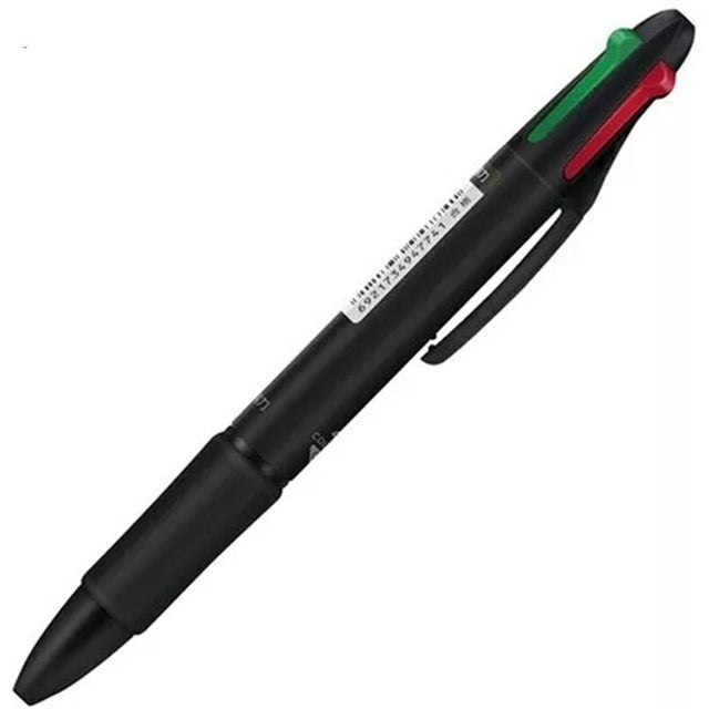 4 in 1 Multicolor Ballpoint Pen Colorful Retractable Multifunction Pen